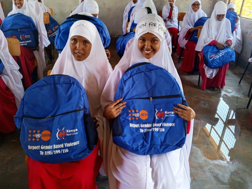 GAGCDO in acion with UNFPA & Kenya Red Cross